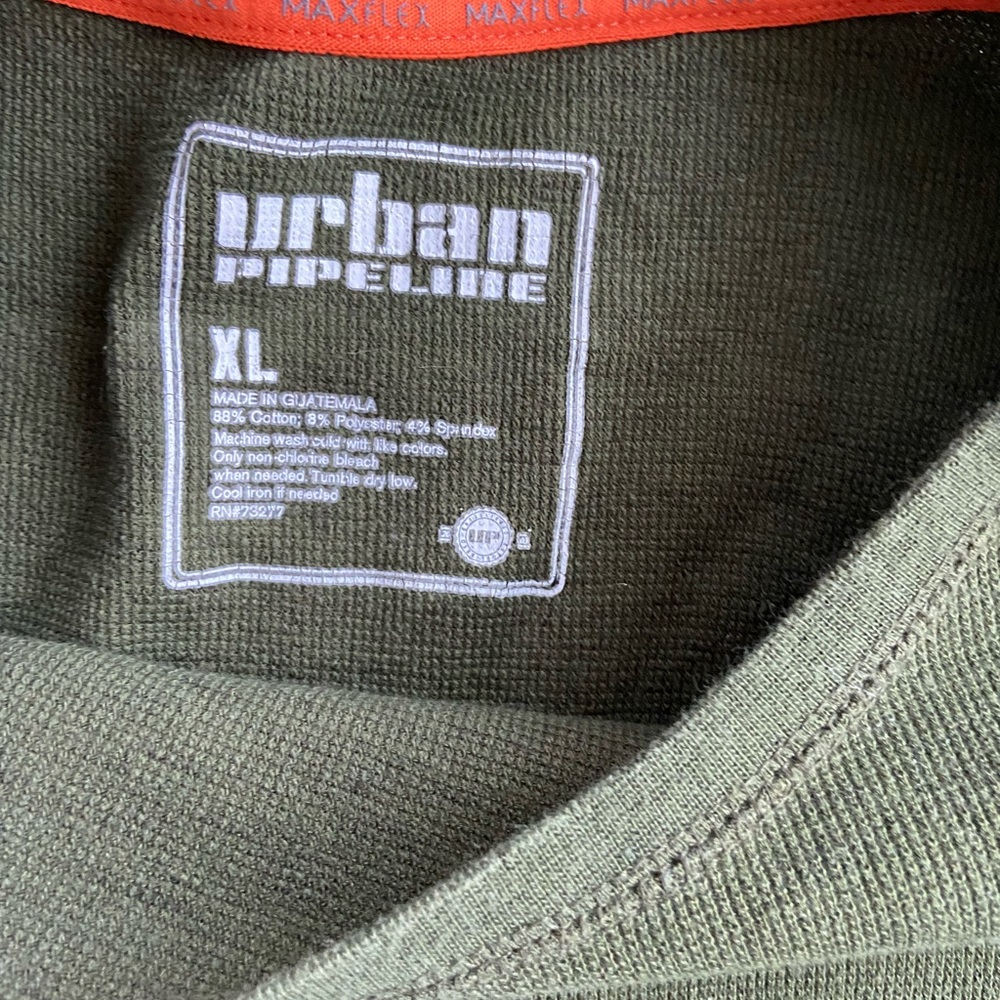 Men’s Urban Pipeline Maxflex olive thermal shirt - size XL - Picture 3 of 3